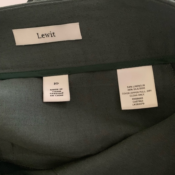 Lewit Sizes Of 10 Or 12 LW383379 Wide Leg Pants - Picture 2 of 6